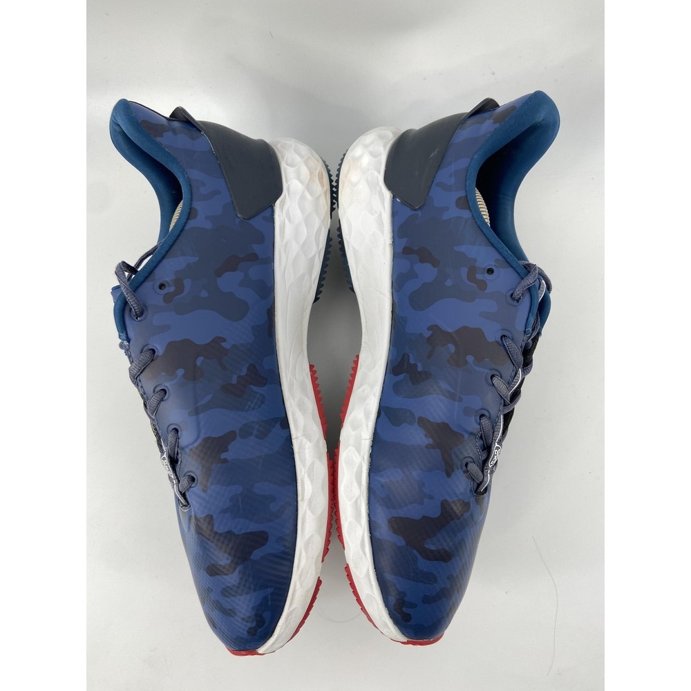 G/FORE Shoes Mens 12 Blue MG4+ Camo Golf Spikeless Sneakers Athletic Comfort - Picture 10 of 11